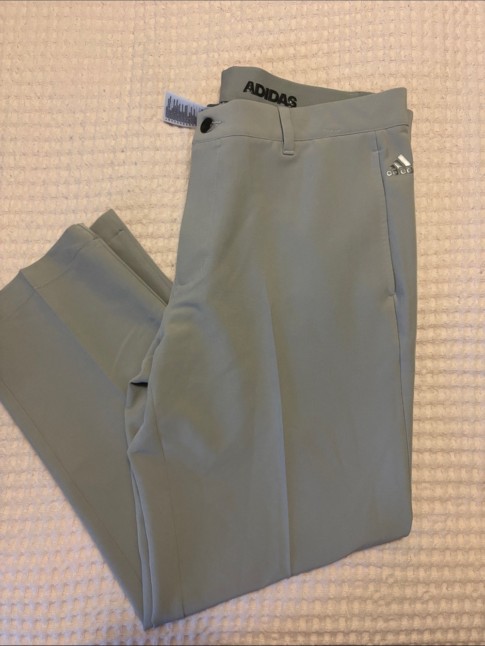 adidas Men’s Light Gray Golf Pants